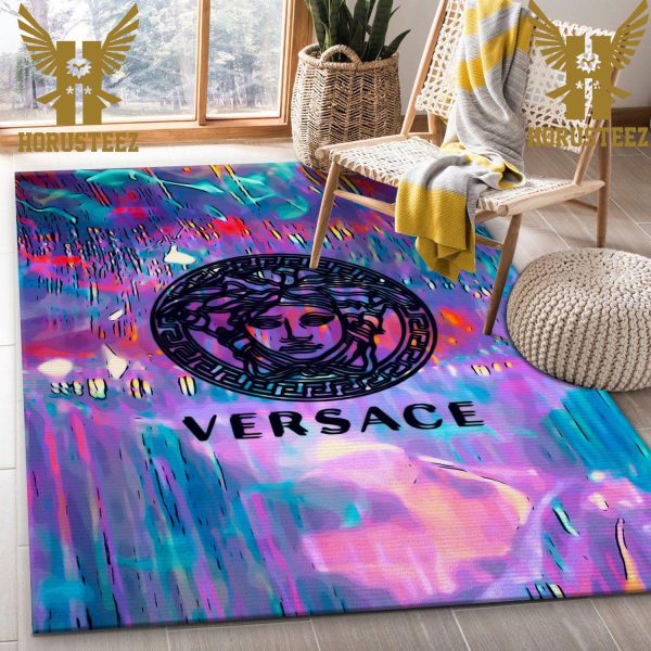 Versace Logo Area Rug For Living Room