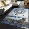 Versace Sunset Background Luxury Brand Collection Area Rug Living Room Carpet Home Decor