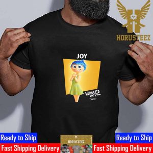 Amy Poehler Voices Joy In Inside Out 2 Disney And Pixar Official Poster Classic T-Shirt