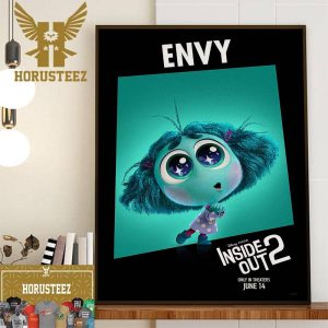 Ayo Edebiri Voices Envy In Inside Out 2 Disney And Pixar Official Poster Wall Decor Poster Canvas