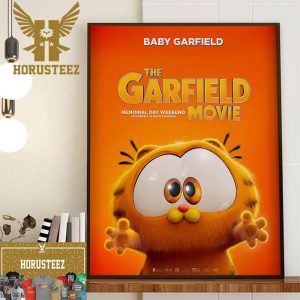 Baby Garfield In The Garfield Movie Official Poster Decor Wall Art Poster Canvas