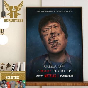 Benedict Wong As Detective Da Shi In 3 Body Problem Movie Decor Wall Art Poster Canvas