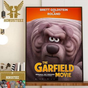 Brett Goldstein As Roland In The Garfield Movie Official Poster Decor Wall Art Poster Canvas