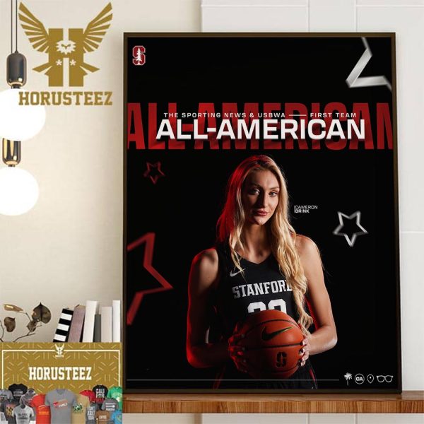 Cameron Brink Is The Sporting News And USBWA First Team All-America Decor Wall Art Poster Canvas