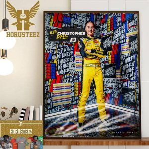 Christopher Bell Wins The Shriners Childrens 500 Wall Decor Poster Canvas