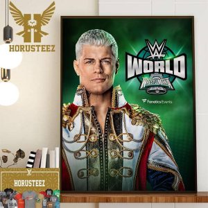 Cody Rhodes Appear At WWE World WrestleMania XL Wall Decor Poster Canvas