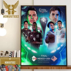 Concacaf Nations League Final Is Set For Mexico vs USA Decor Wall Art Poster Canvas