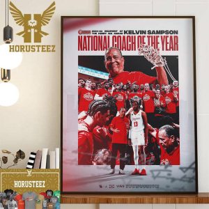 Congrats Kelvin Sampson For The 2023-24 Henry IBA Award National Coach Of The Year Decor Wall Art Poster Canvas