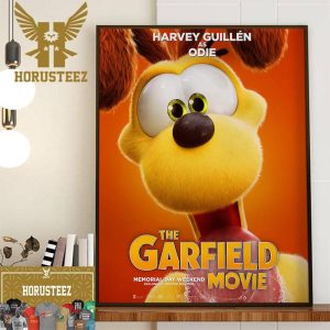 Harvey Guillen As Odie In The Garfield Movie Official Poster Decor Wall Art Poster Canvas