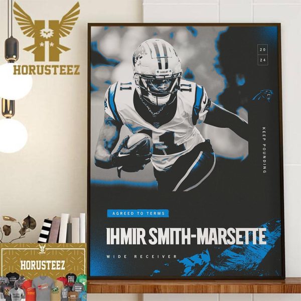 Ihmir Smith-Marsette Is Staying In Carolina Panthers Wall Decor Poster Canvas