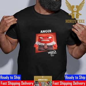 Lewis Black Voices Anger In Inside Out 2 Disney And Pixar Official Poster Classic T-Shirt