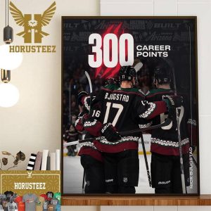 Nick Bjugstad Recorded 300th Career Point Wall Decor Poster Canvas