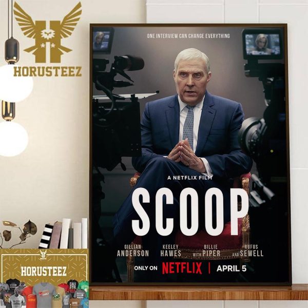 Official Poster Scoop Premieres April 5 on Netflix Decor Wall Art Poster Canvas
