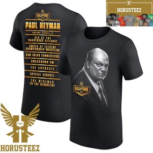 Paul Heyman 2024 WWE Hall Of Fame Two Sides Classic T-Shirt