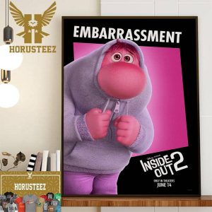 Paul Walter Hauser Voices Embarrassment In Inside Out 2 Disney And Pixar Official Poster Wall Decor Poster Canvas