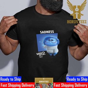 Phyllis Smith Voices Sadness In Inside Out 2 Disney And Pixar Official Poster Classic T-Shirt