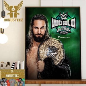 Seth Rollins Appear At WWE World WrestleMania XL Wall Decor Poster Canvas