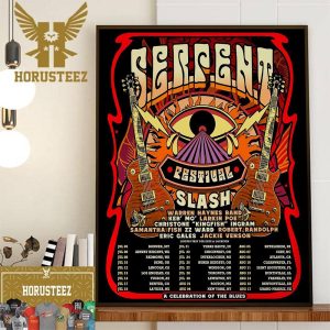 Slash Serpent Festival A Celebration Of The Blues Wall Decor Poster Canvas