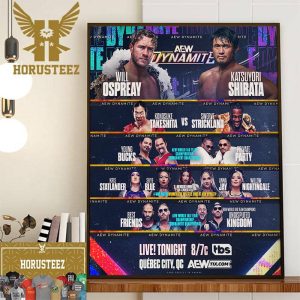 The Madness Of March AEW Dynamite At Quebec City QC Decor Wall Art Poster Canvas