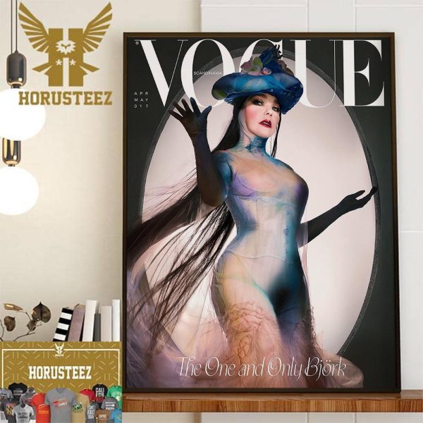 The One And Only Bjork Stuns On The Cover Of Vogue Scandinavia Decor Wall Art Poster Canvas