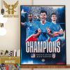 Three In A Row The USMNT Back-to-Back-to-Back Concacaf Nations League Champion Home Decor Poster Canvas
