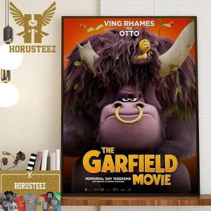 Ving Rhames As Otto In The Garfield Movie Official Poster Decor Wall Art Poster Canvas