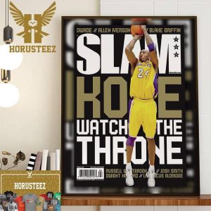 Watch The Throne Kobe Bryant On Cover SLAM Decor Wall Art Poster Canvas