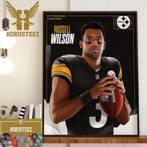 Welcome Russell Wilson To Pittsburgh Steelers Wall Decor Poster Canvas