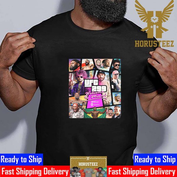 Welcome to Miami UFC 299 x GTA Vice City Classic T-Shirt