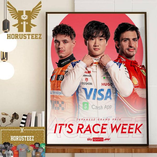 2024 F1 Japanese GP Suzuka Circuit Race Week Decor Wall Art Poster Canvas