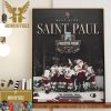 Boston University Terriers Mens Ice Hockey Are Headed Back To NCAA 2024 Mens Frozen Four Saint Paul Decor Wall Art Poster Canvas