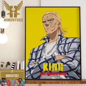 Character King In One-Punch Man Season 3 Wall Decorations Poster Canvas