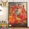 Alabama Crimson Tide Mens Basketball Advanced The Final Four NCAA March Madness Decor Wall Art Poster Canvas