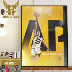 Congratulations To Caitlin Clark Is The 2024 AP Player Of The Year Wall Decorations Poster Canvas