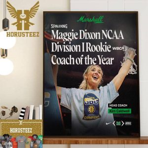 Congratulations To Kimberly Caldwell Is The Spalding Maggie Dixon Division I Rookie Coach Of The Year Wall Decorations Poster Canvas