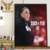 Dawn Staley Is The 2024 Naismith Womens College Coach Of The Year Wall Decorations Poster Canvas