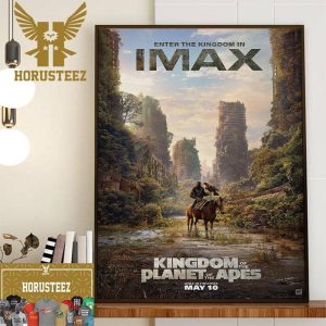 Enter The Kingdom In Imax Official Poster Kingdom Of The Planet Of The Apes Decor Wall Art Poster Canvas