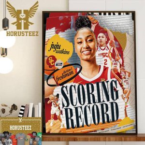 JuJu Watkins Set The Record For Most Points Scored By A Freshman In A Single Season Decor Wall Art Poster Canvas