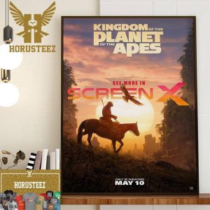 Official ScreenX Poster Kingdom Of The Planet Of The Apes Decor Wall Art Poster Canvas