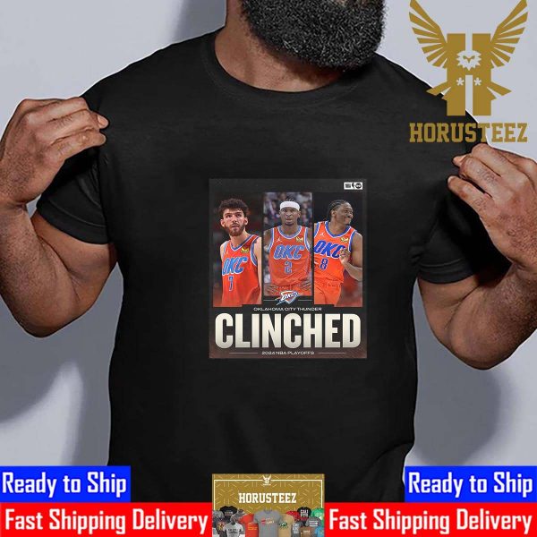 Oklahoma City Thunder Have Clinched A Spot In The 2024 NBA Playoffs Essential T-Shirt