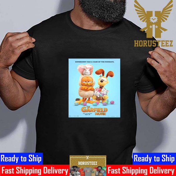 Somebunny Has A Case Of The Mondays The Garfield Movie New Poster Essential T-Shirt