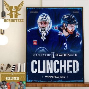 The Winnipeg Jets Are Heading To The NHL Stanley Cup Playoffs 2024 Wall Decorations Poster Canvas
